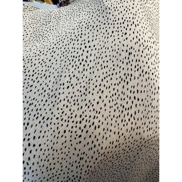 Mango MNG Women’s Size Large Satin Midi Skirt Pull On Elastic Waist Print - Picture 4 of 6